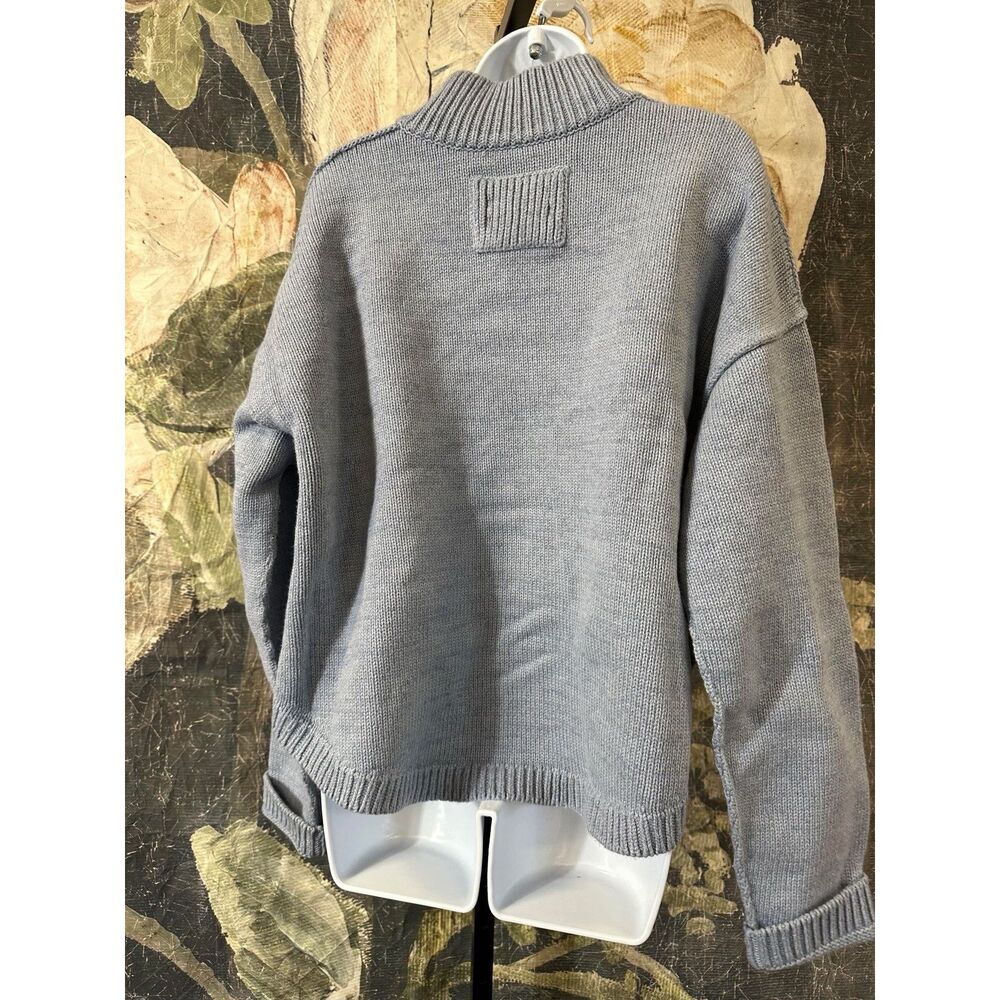 New Free People On The Isle Cardi We The Free Ribbed Button Pockets Sweater Sz L - Picture 8 of 8
